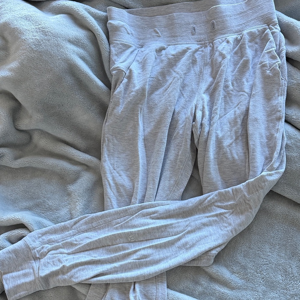 Light Gray LULULEMON Jogger Pants